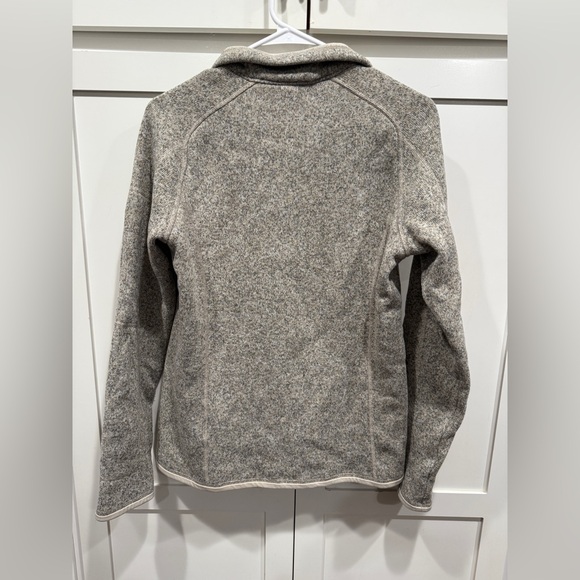 Patagonia Women's Better Sweater 1/4-Zip Fleece in the "Pelican Cream" - Picture 5 of 7